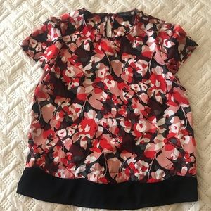 The Limited bright patterned blouse
